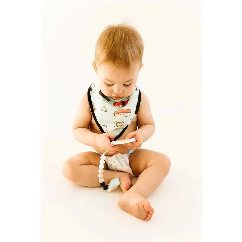 Loulou Lollipop - Bib Set Muslin, Sushi/Taco - Image 2