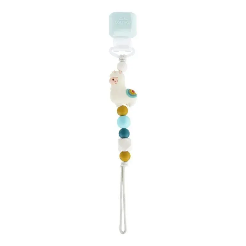 Loulou Lollipop - Darling Pacifier Clip, Llama