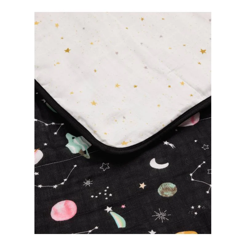 Loulou Lollipop Muslin Quilt, Planets - Image 3