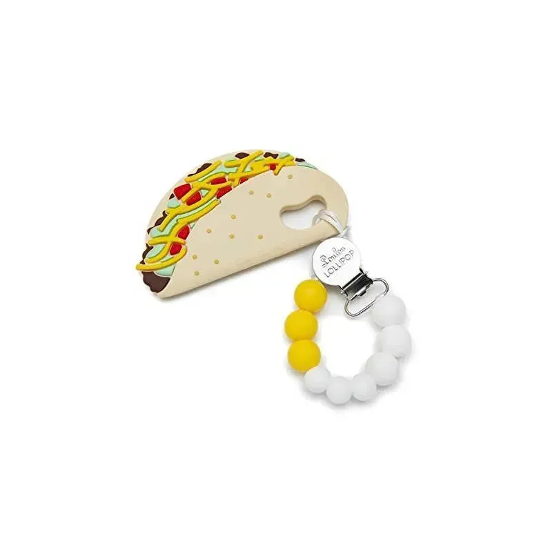 Loulou Lollipop - Silicone Teether Set, Taco