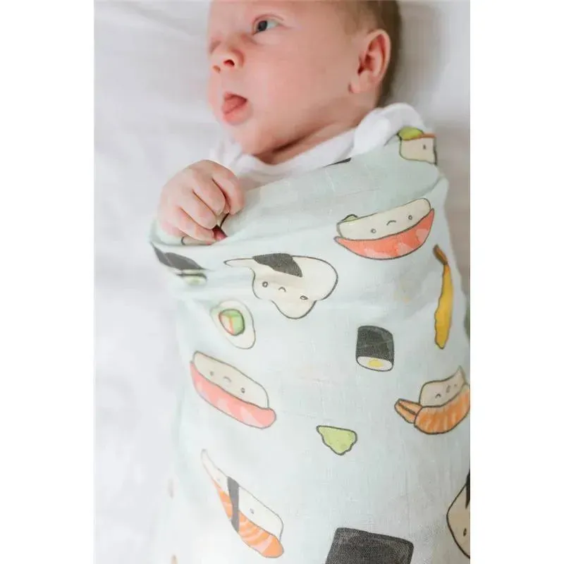 Loulou Lollipop - Sushi Swaddle Blanket, 1 PK - Image 2