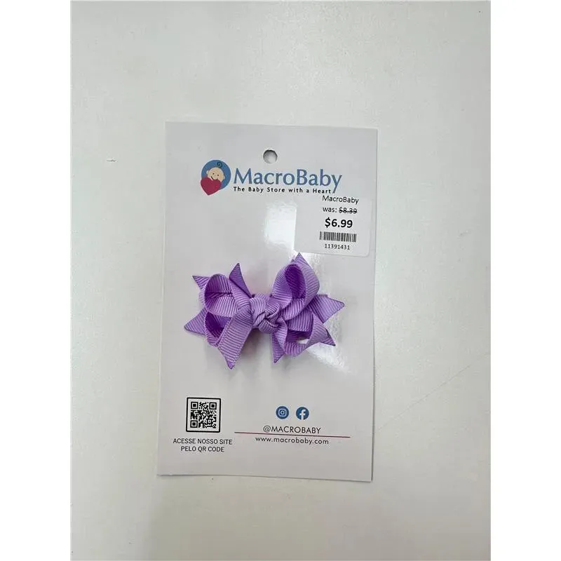 MacroBaby - Hair Bow Mini, Purple