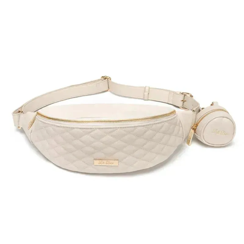 Luli Bebe - Monaco Sling Bag, Pearl-White