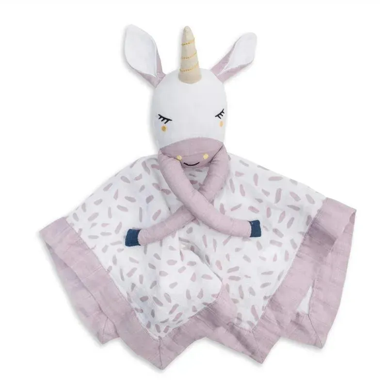 Lulujo - Unicorn Cotton Muslin Lovie