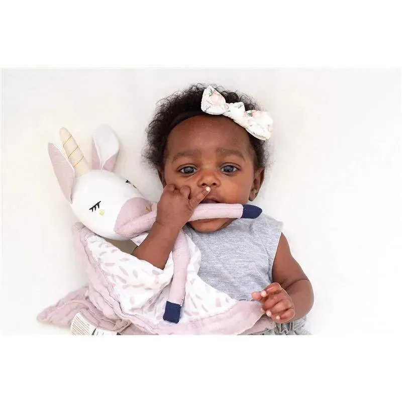Lulujo - Unicorn Cotton Muslin Lovie - Image 2