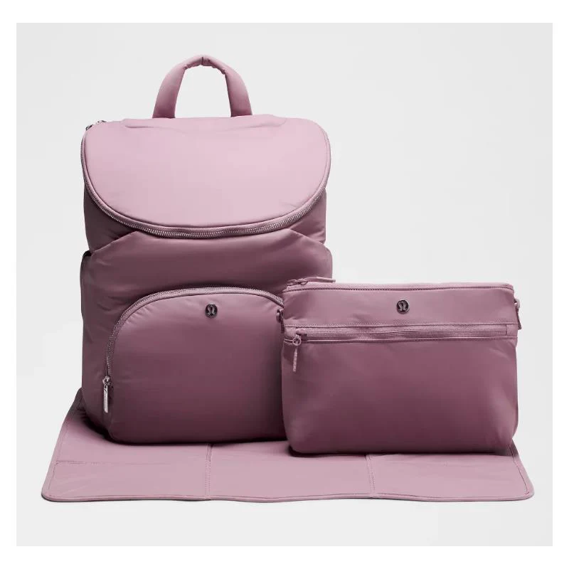 Lululemon - New Parent Backpack 17L, Lavender Lux/Sheer Oak - Image 3