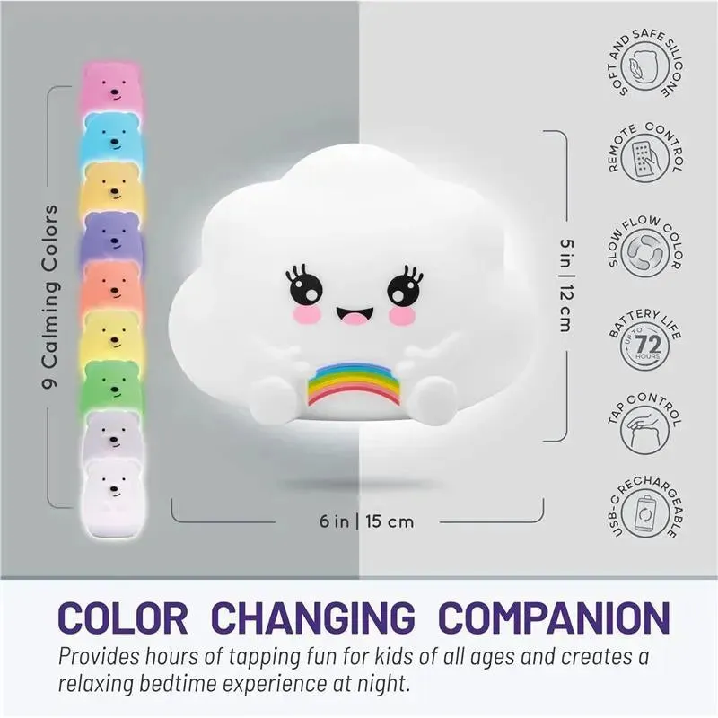 LumieWorld - Lumipets, Kids Night Light, Play Music, Kawaii Cloud - Image 2