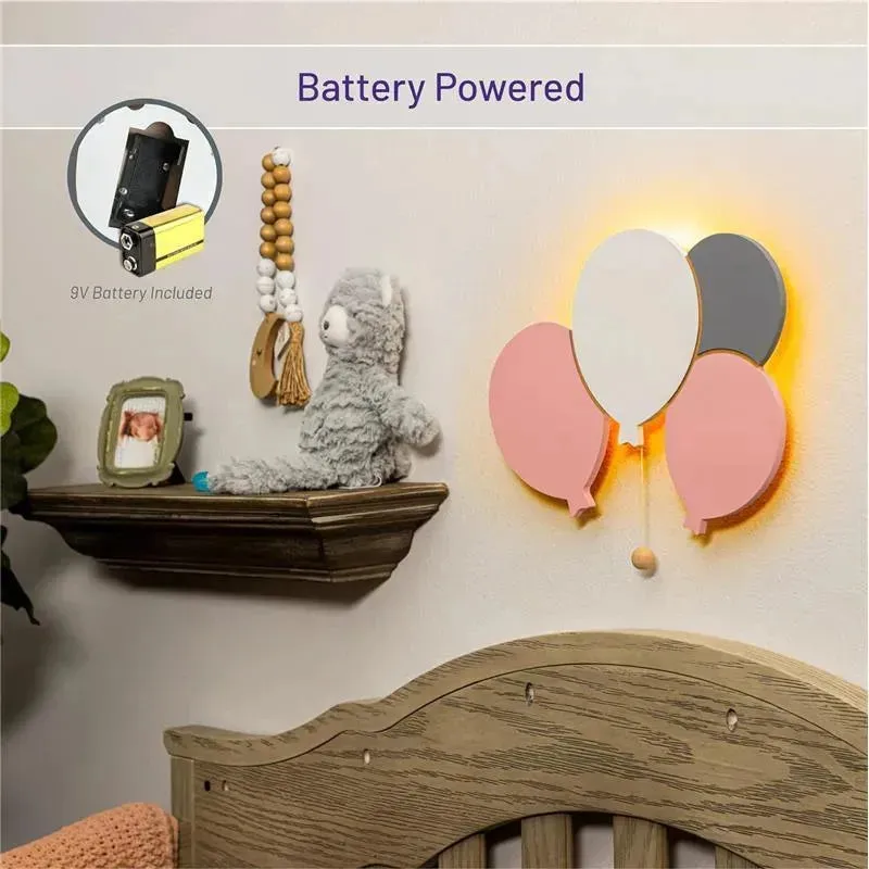 LumieWorld - Lumipets Lighted Balloons, Nursery Night Light, Wall Mounted Lighted - Image 7