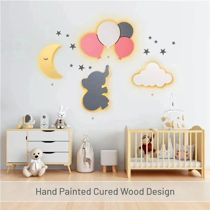 LumieWorld - Lumipets Moon Wall Light, Nursery Night Light, Wall Mounted Lighted - Image 4