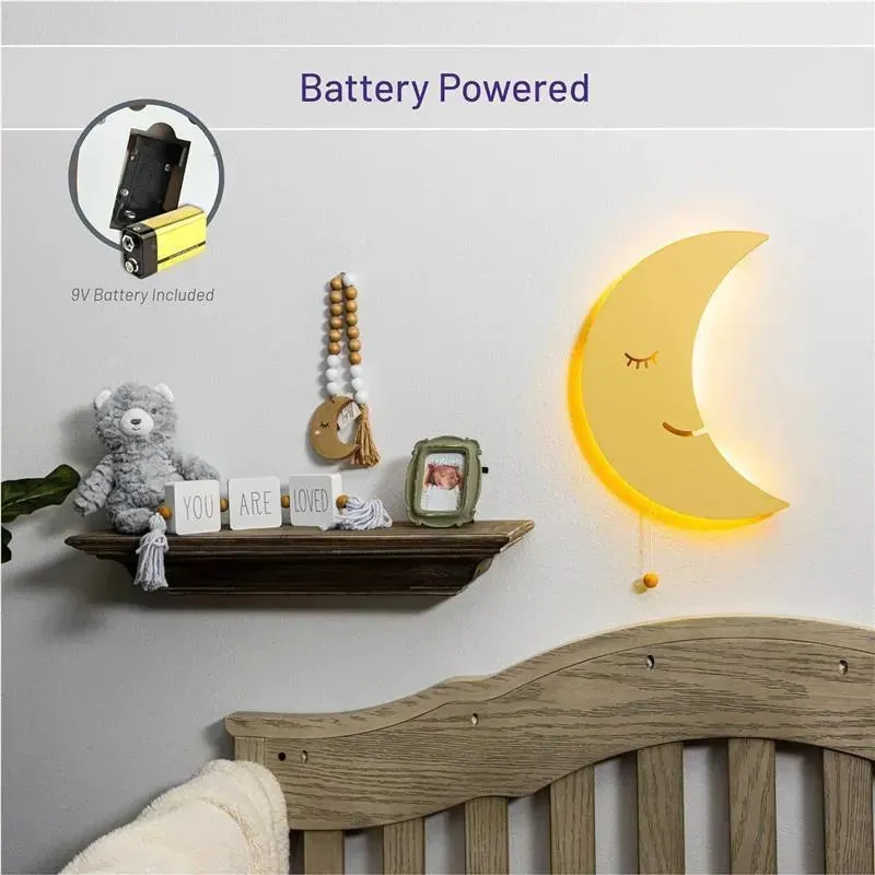 LumieWorld - Lumipets Moon Wall Light, Nursery Night Light, Wall Mounted Lighted - Image 6