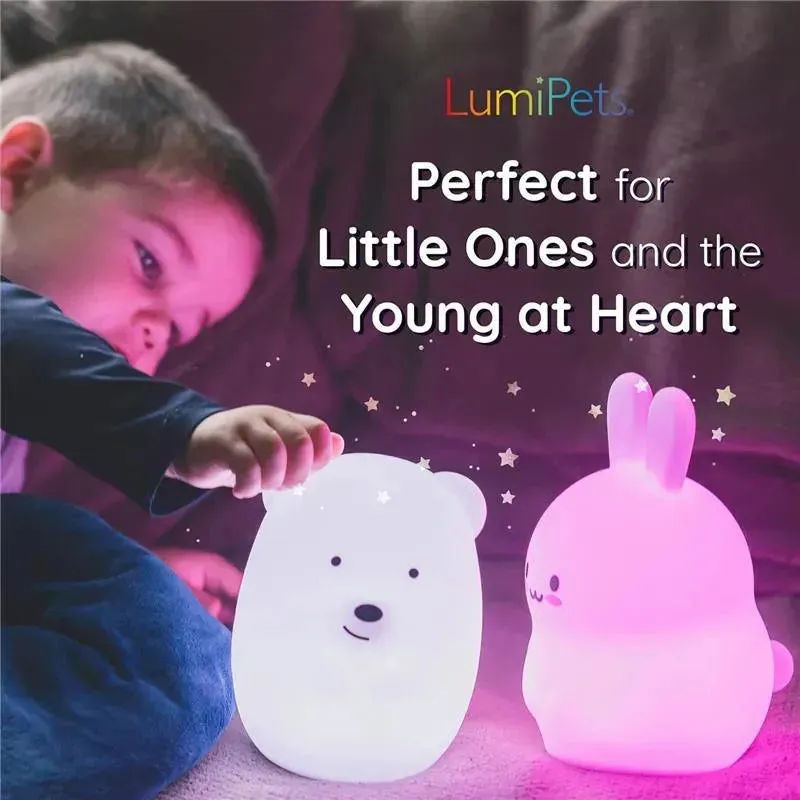 LumieWorld - Lumipets Rechargeable Night Light for Kids, Silicone Nursery Light, Puppy - Image 3