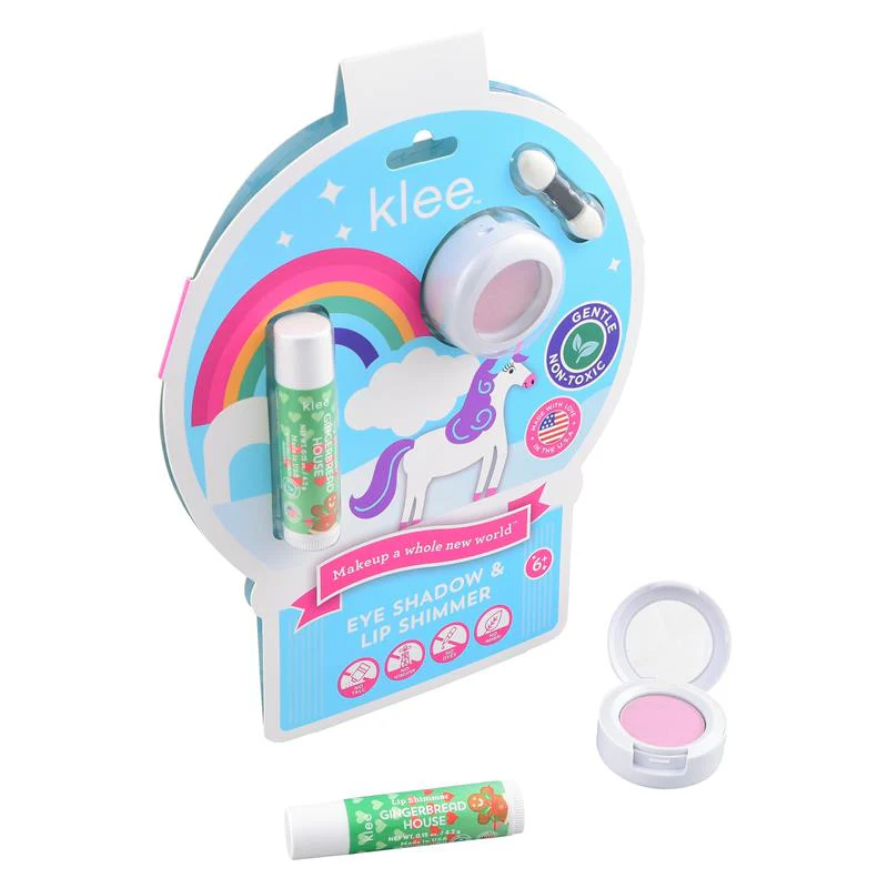 LunaStar - Luna Star Klee Eye Shadow and Lip Shimmer Holiday Gift Set for Kids and Tweens. Gentle and Non-Toxic. Made in USA. (Moonlight Shimmer) - Image 2