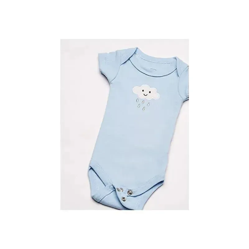 Luvable Friends - 4Pk Baby Boy Cotton Preemie Layette Set - Image 3
