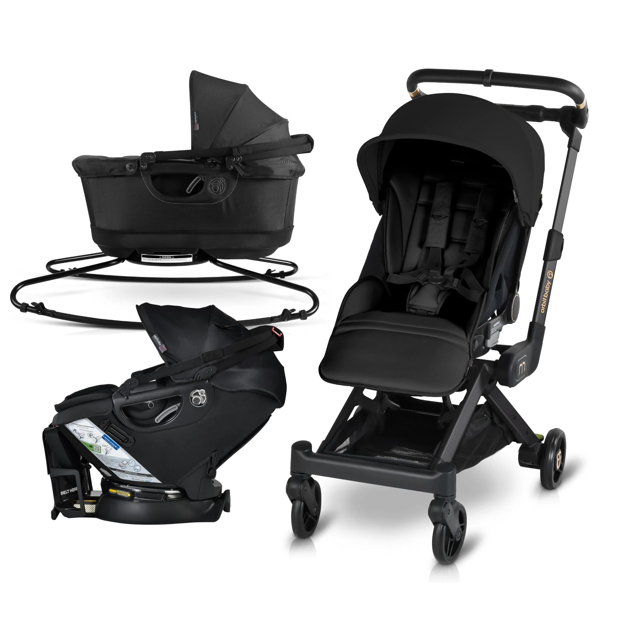 Orbit Baby M+ Stroll, Lounge, & Ride Travel System