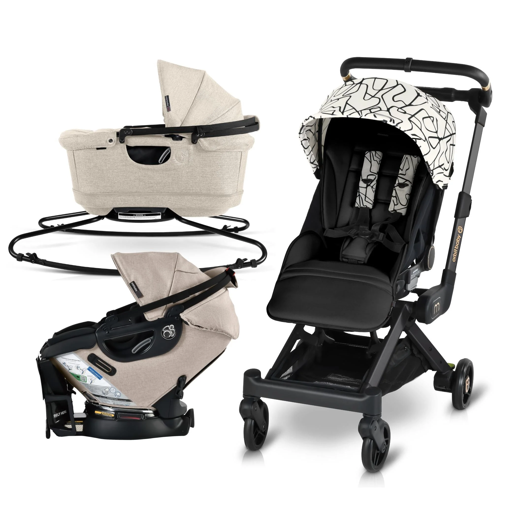 Orbit Baby M+ Stroll, Lounge, & Ride Travel System - Image 103
