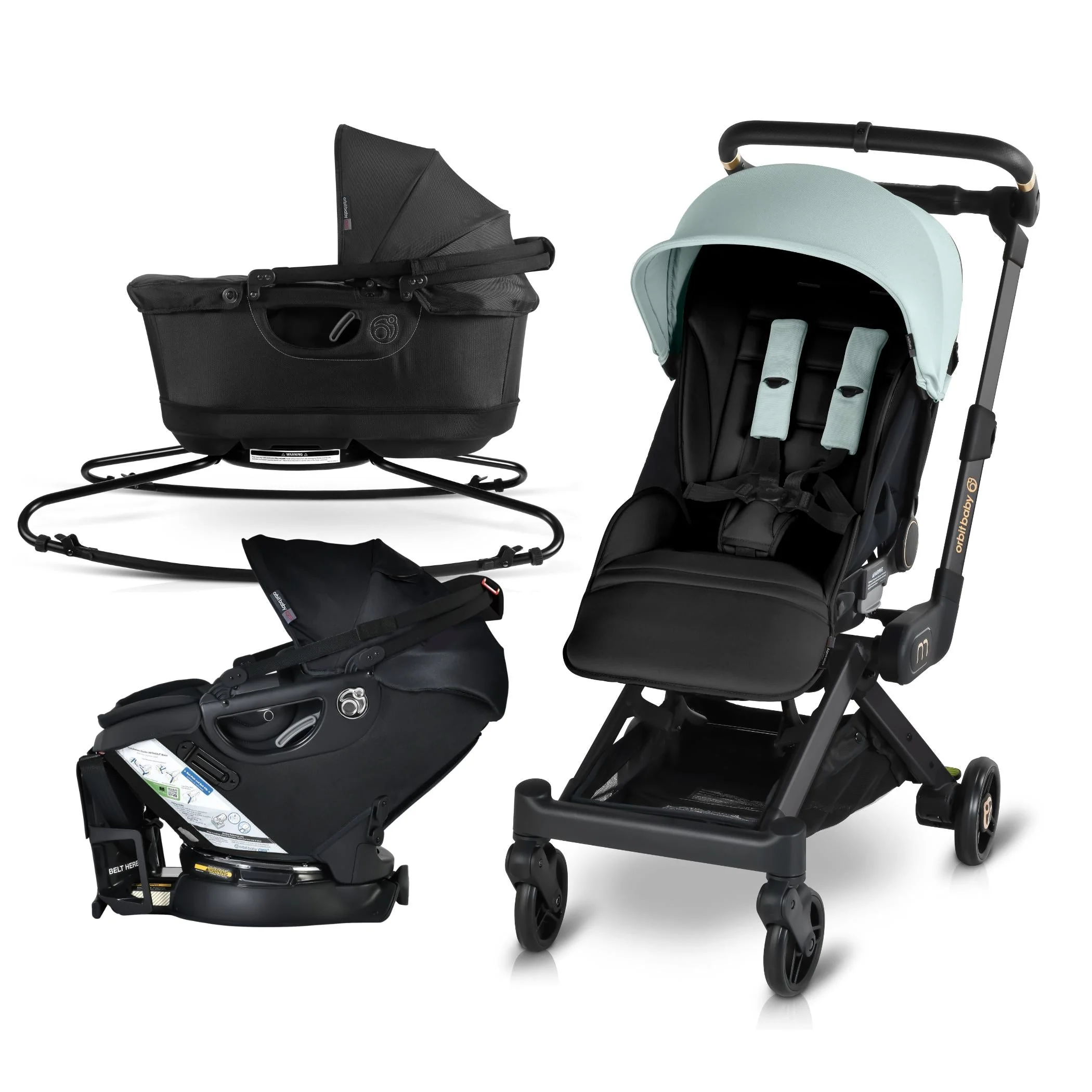 Orbit Baby M+ Stroll, Lounge, & Ride Travel System - Image 121