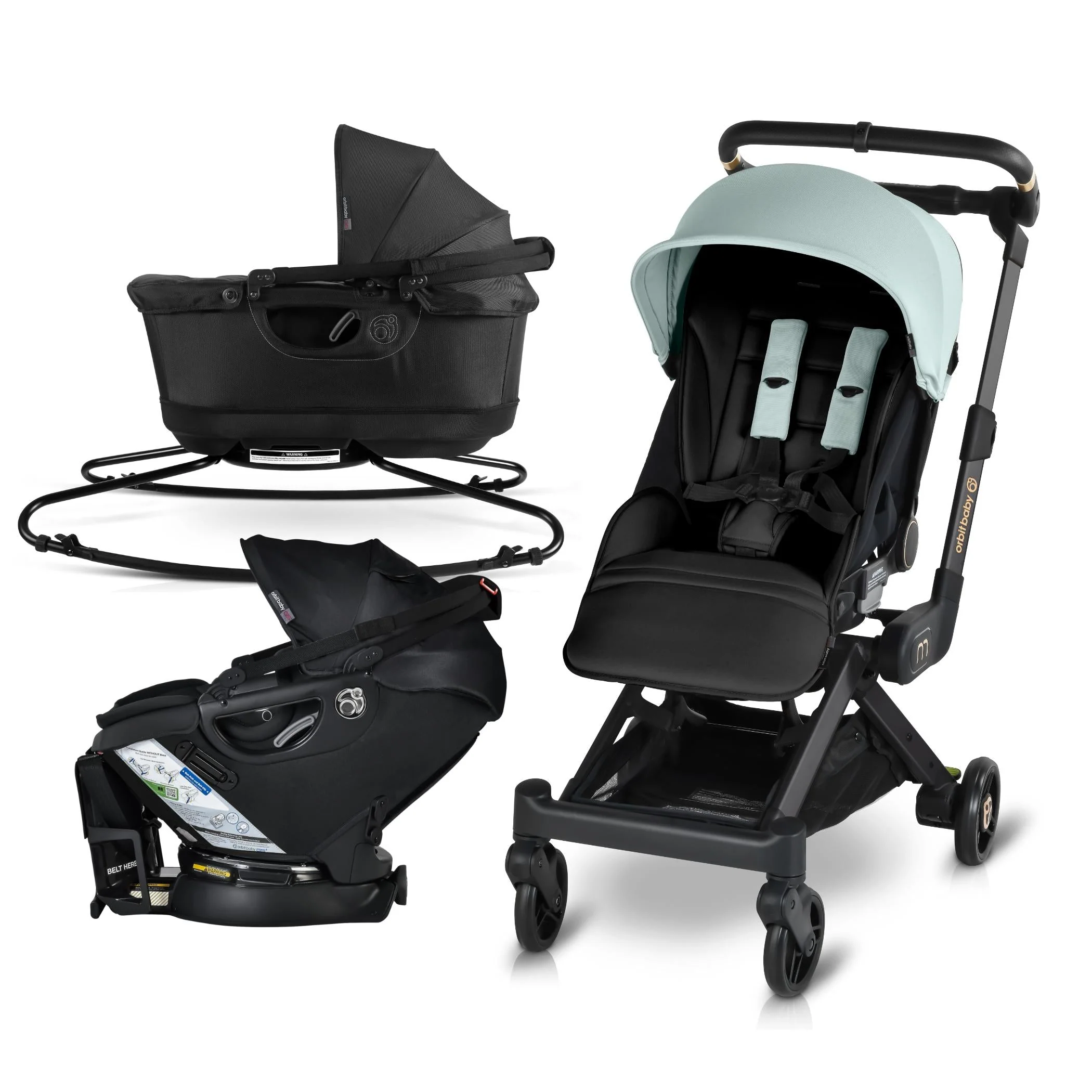 Orbit Baby M+ Stroll, Lounge, & Ride Travel System - Image 127