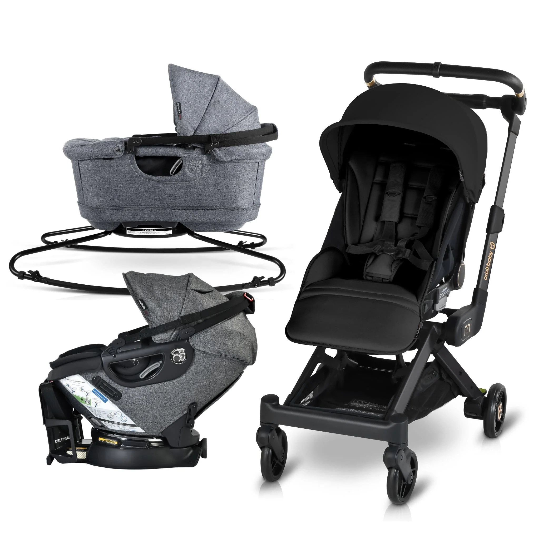 Orbit Baby M+ Stroll, Lounge, & Ride Travel System - Image 13