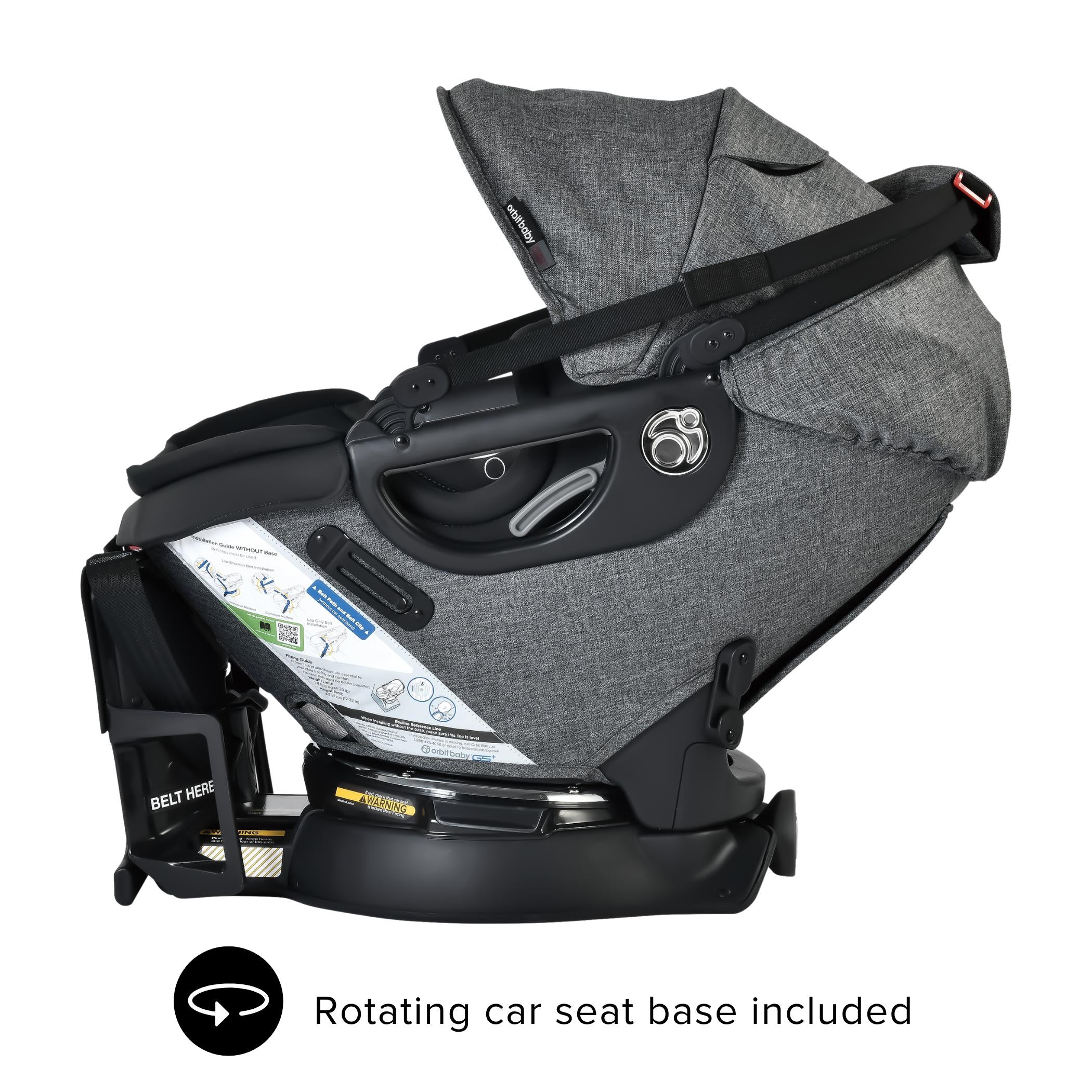 Orbit Baby M+ Stroll, Lounge, & Ride Travel System - Image 14
