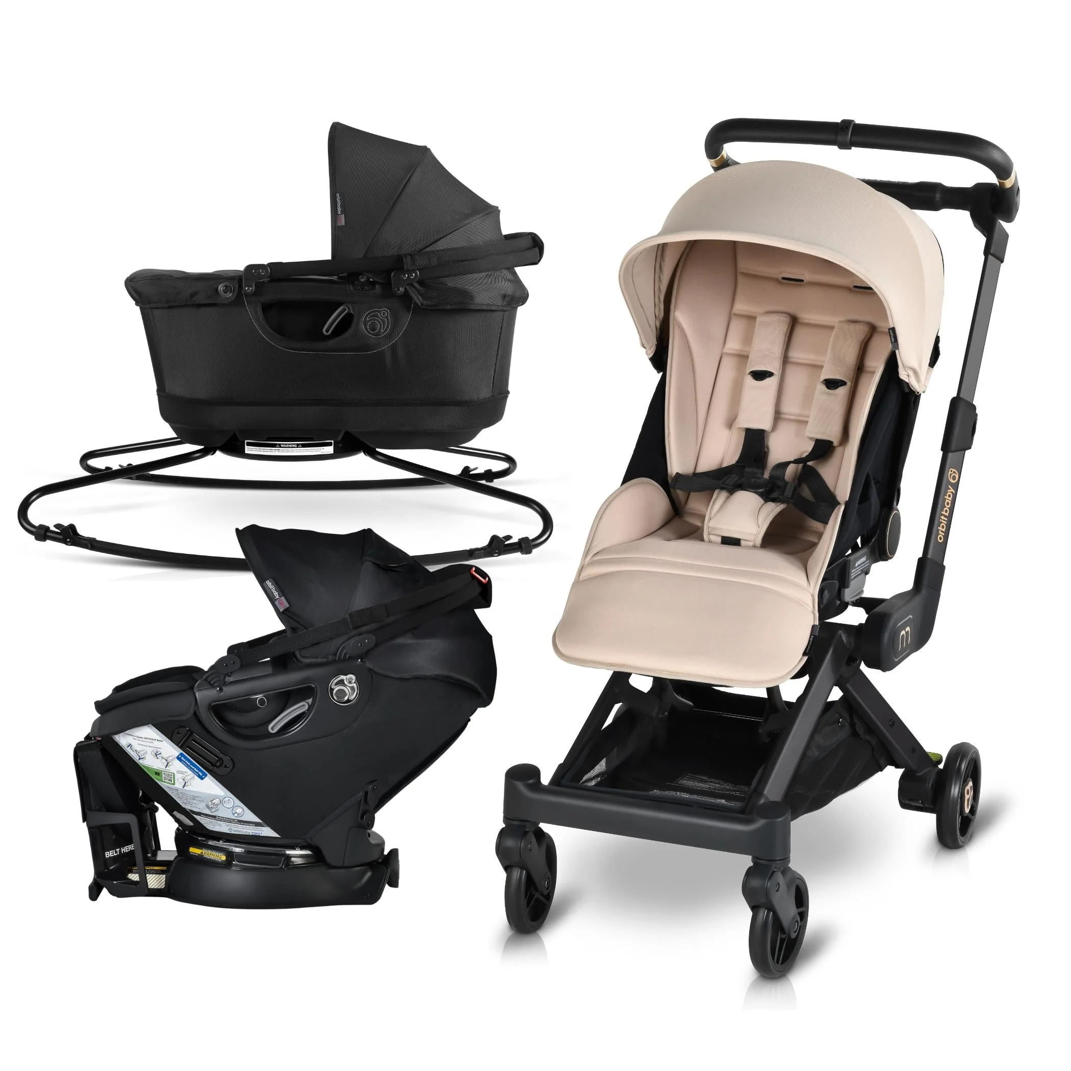 Orbit Baby M+ Stroll, Lounge, & Ride Travel System - Image 157