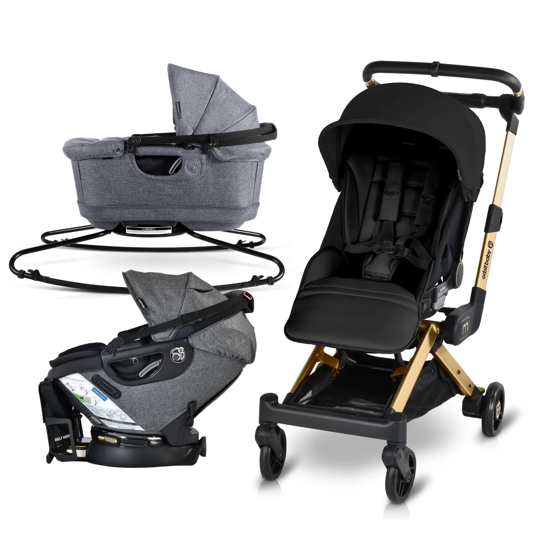 Orbit Baby M+ Stroll, Lounge, & Ride Travel System - Image 199