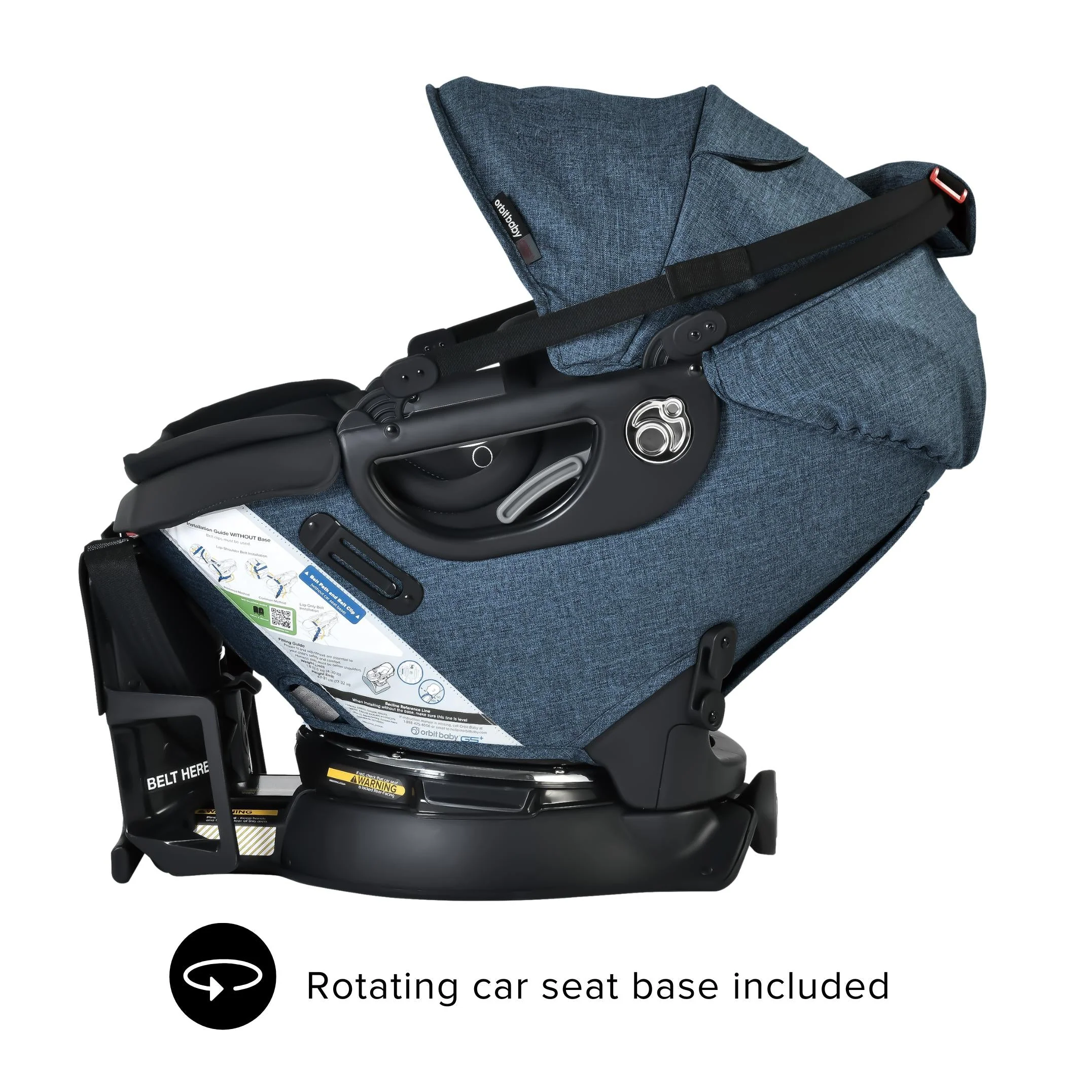 Orbit Baby M+ Stroll, Lounge, & Ride Travel System - Image 20