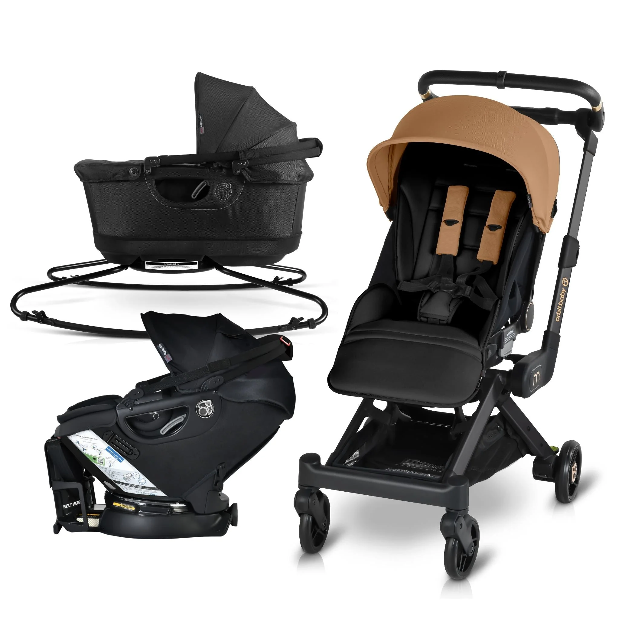 Orbit Baby M+ Stroll, Lounge, & Ride Travel System - Image 31