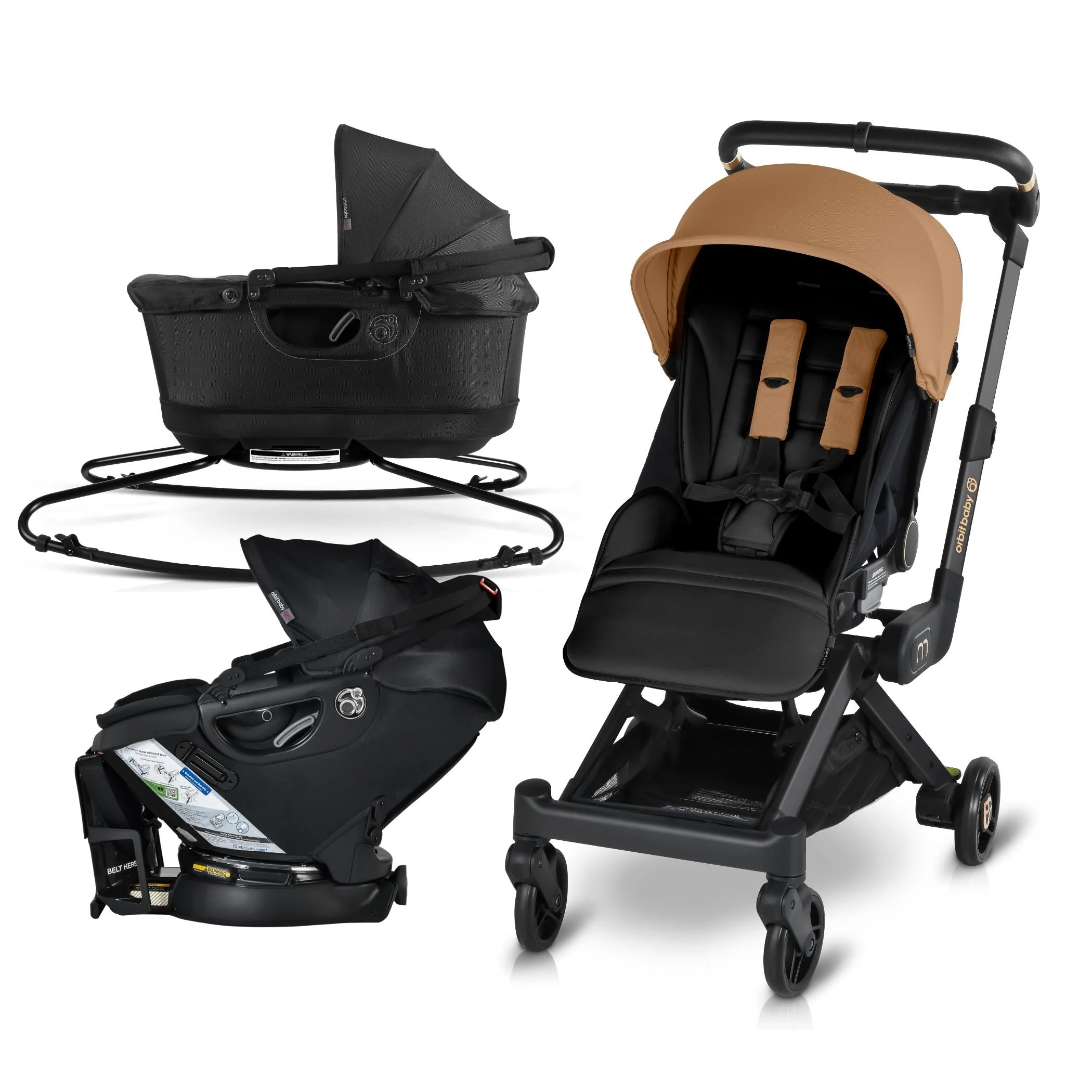 Orbit Baby M+ Stroll, Lounge, & Ride Travel System - Image 37