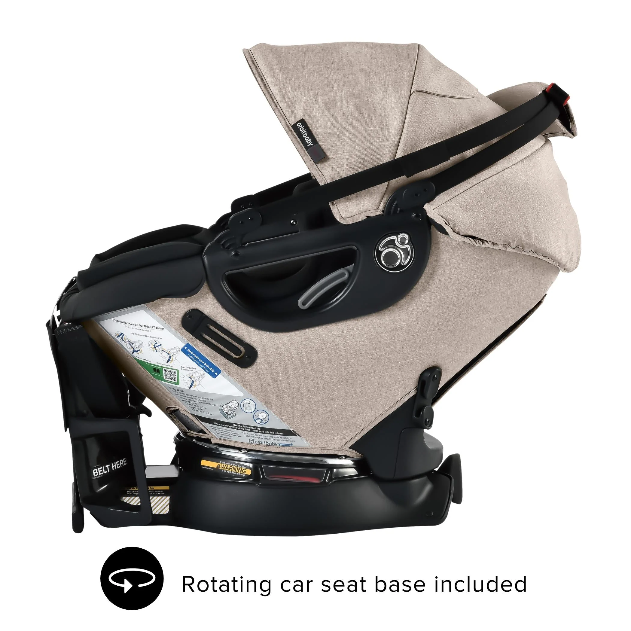 Orbit Baby M+ Stroll, Lounge, & Ride Travel System - Image 44