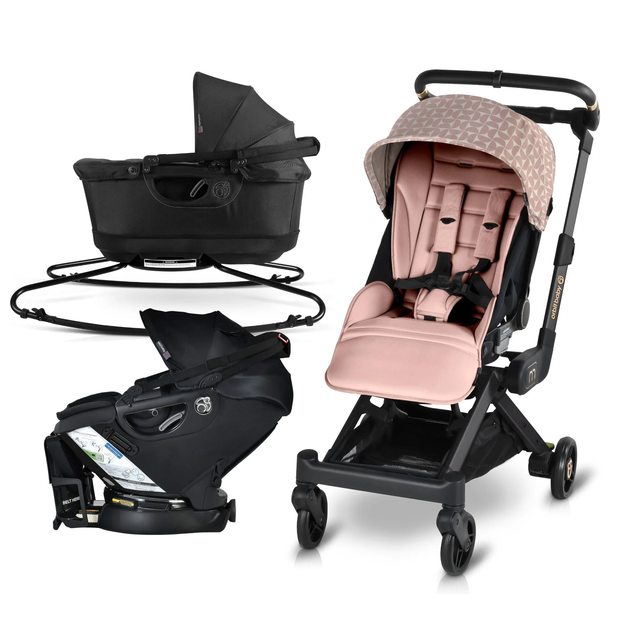 Orbit Baby M+ Stroll, Lounge, & Ride Travel System - Image 61