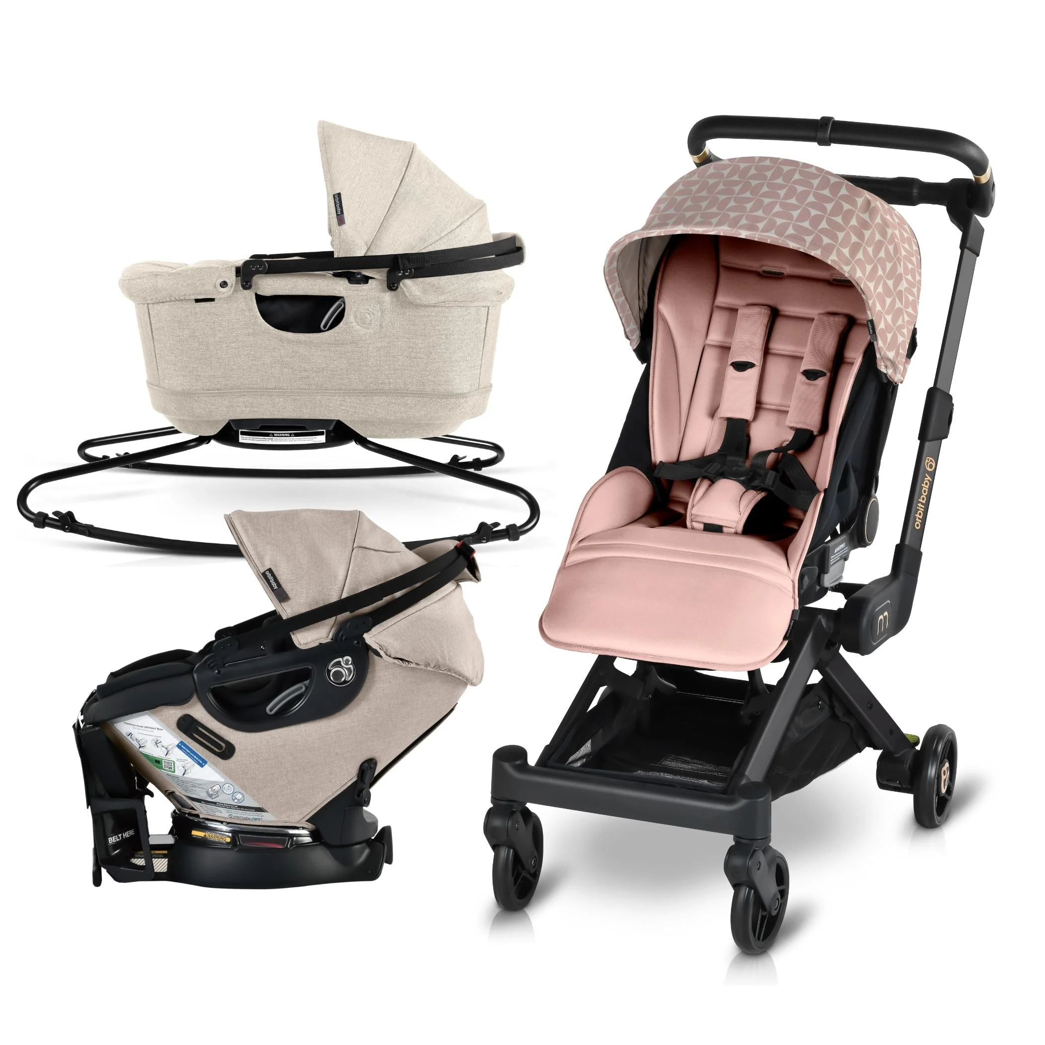 Orbit Baby M+ Stroll, Lounge, & Ride Travel System - Image 73