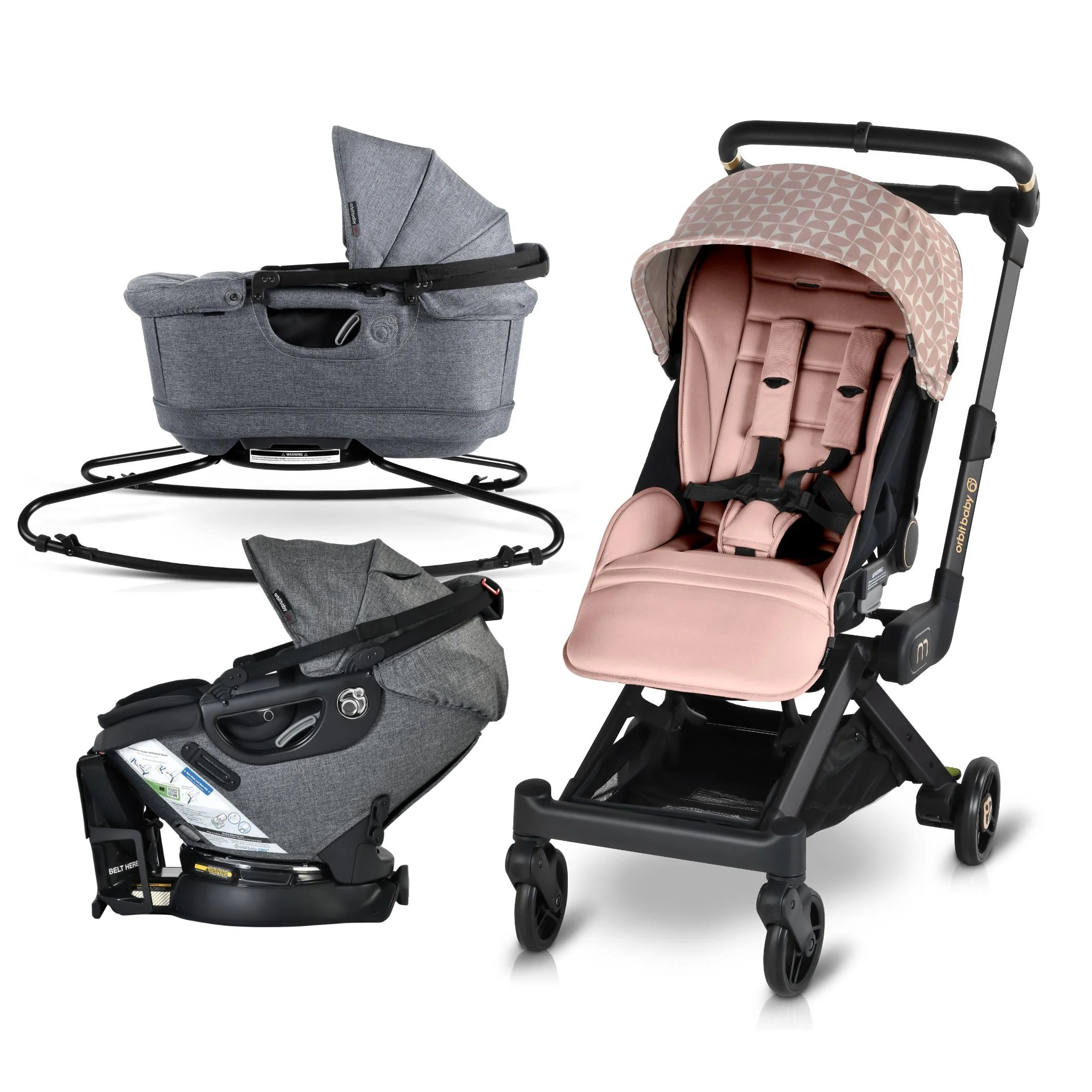 Orbit Baby M+ Stroll, Lounge, & Ride Travel System - Image 79