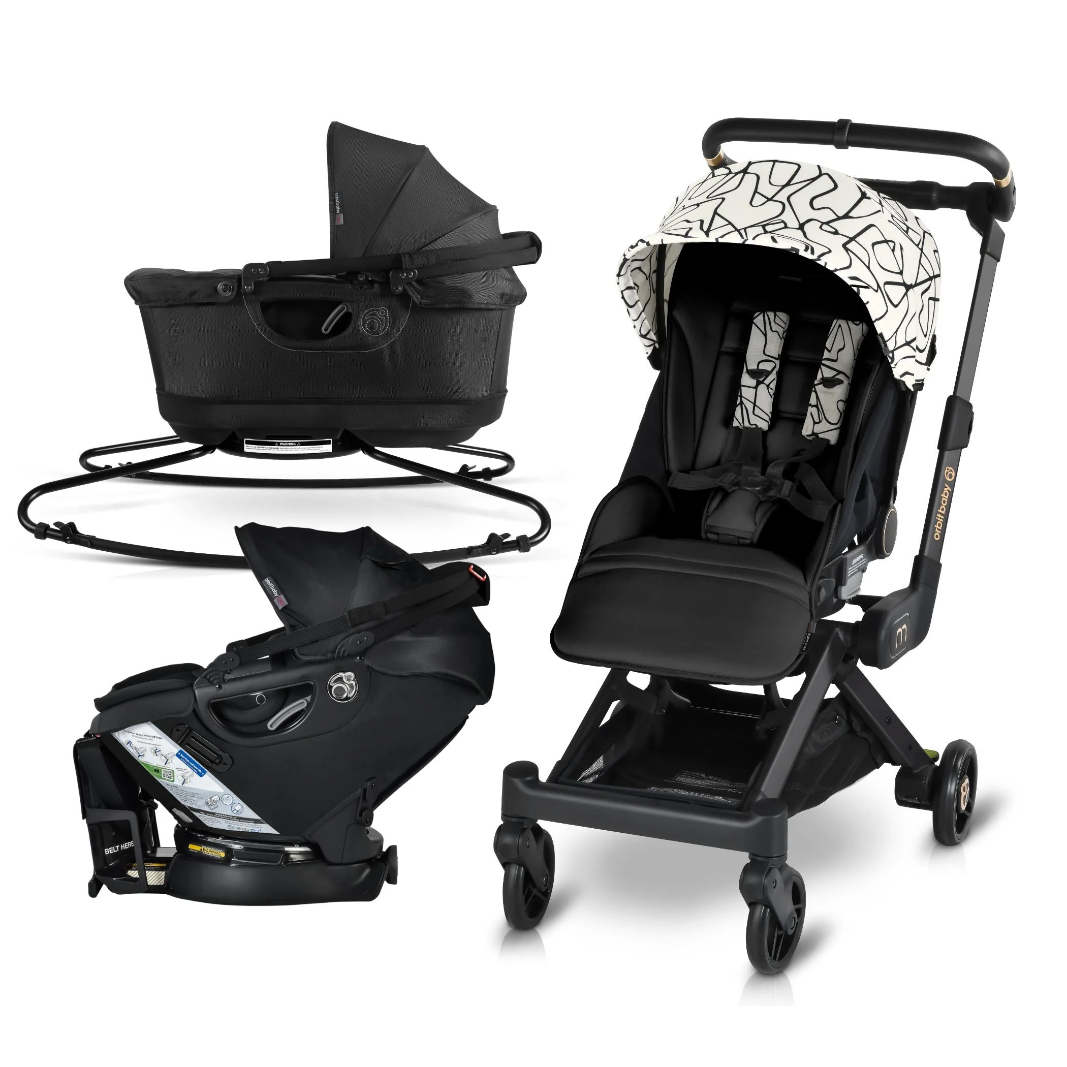Orbit Baby M+ Stroll, Lounge, & Ride Travel System - Image 97