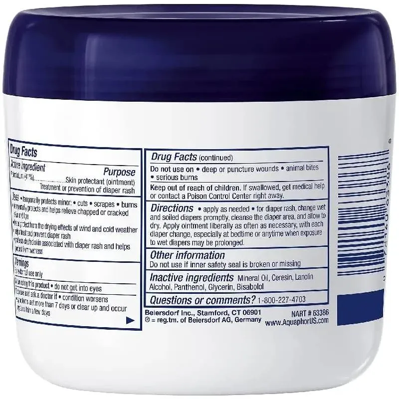 Macrobaby - Aquaphor Baby Healing Ointment Advanced Therapy Skin Protectant for Chapped or Dry Skin - Image 3