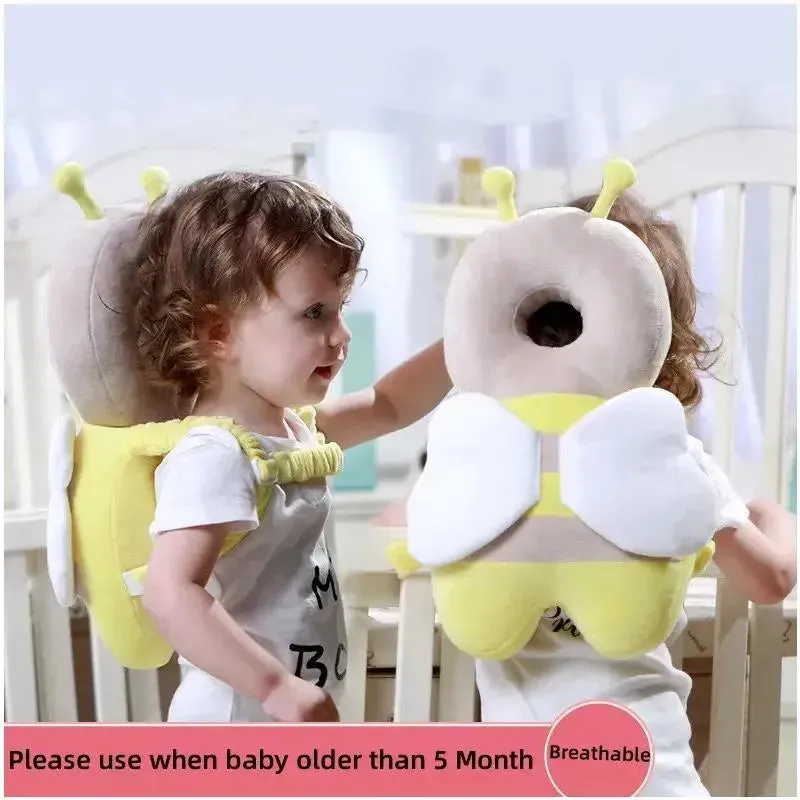 Macrobaby - Baby Safety Walking Anti-Fall Head Pillow, Beige - Image 2