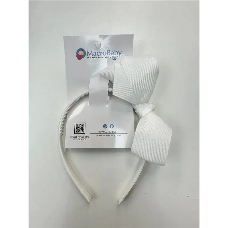 MacroBaby - Headband Arc, White