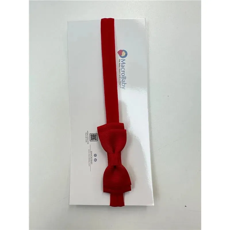 MacroBaby- Headband Medium, Red