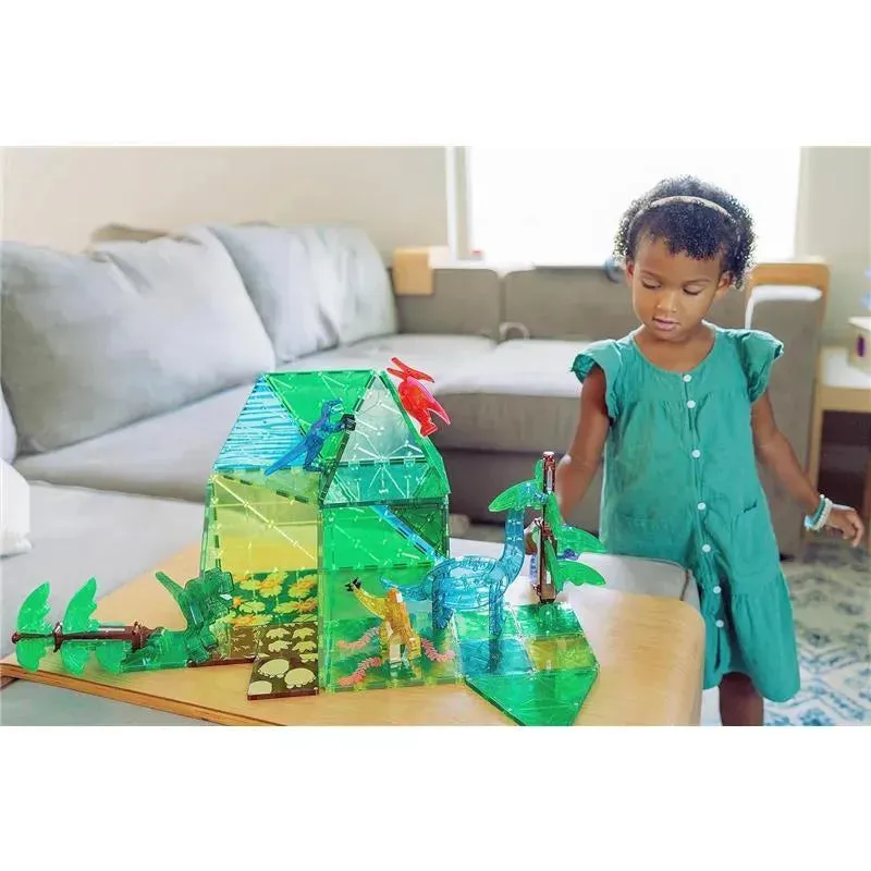 Magnatiles - Dino World XL 50-Piece Magnetic Construction Set - Image 6