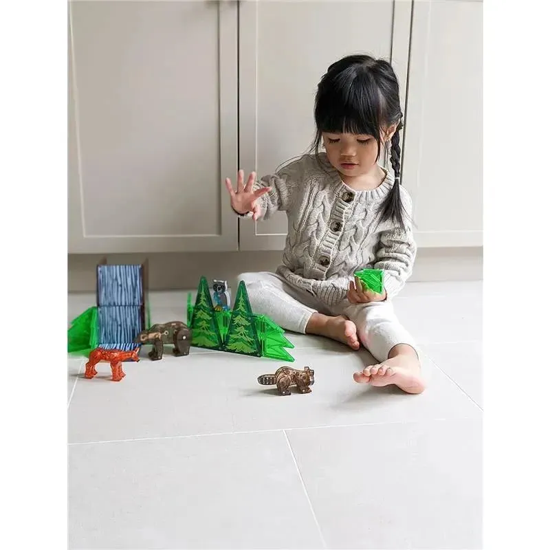 Magnatiles - Forest Animals 25-Piece Magnetic Construction Set - Image 3