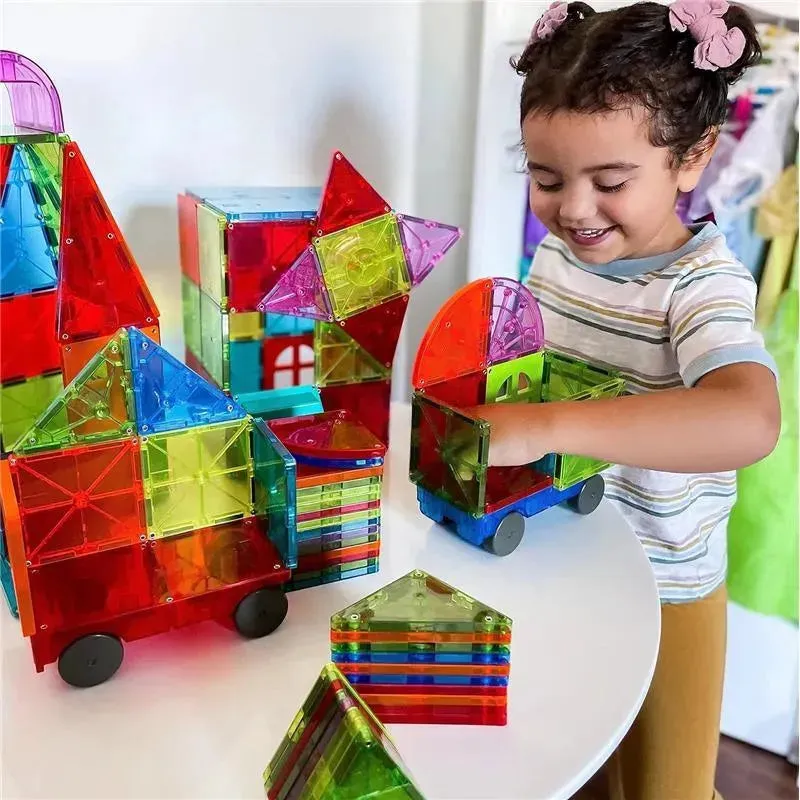 Magnatiles - Metropolis 110-Piece Magnetic Construction Set - Image 8