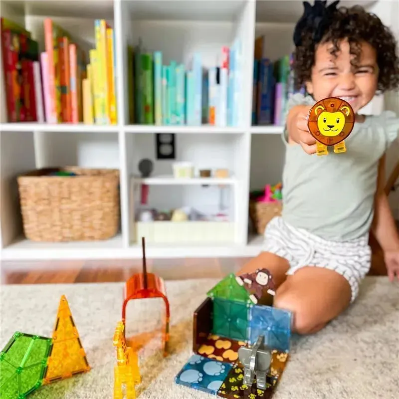 Magnatiles - Safari Animals 25-Piece Magnetic Construction Set - Image 3