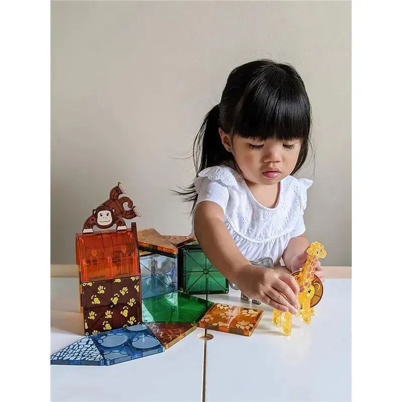 Magnatiles - Safari Animals 25-Piece Magnetic Construction Set - Image 7
