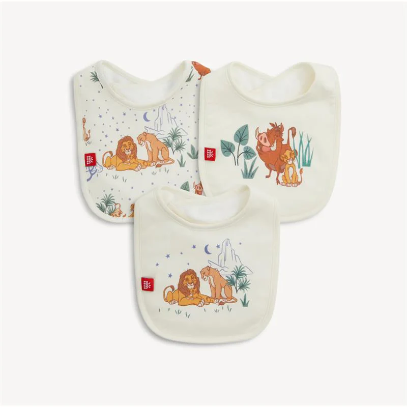 Magnetic Me 3Pk Lion King Modal Bib One Size