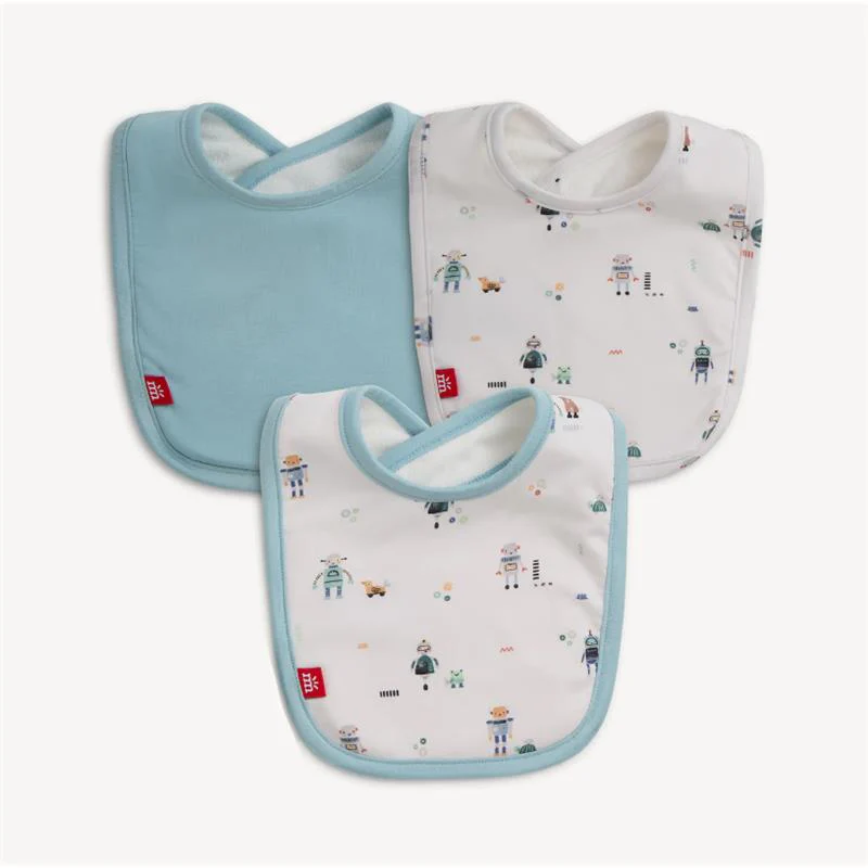 Magnetic Me - 3Pk Love You Bot Modal Bib One Size