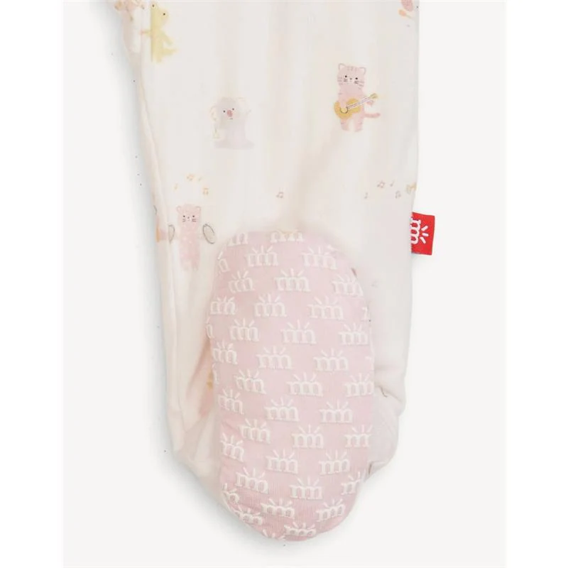 Magnetic Me - Baby Pink Baby Beats Modal Footie - Image 2