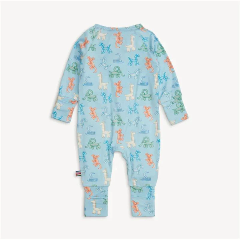 Magnetic Me - Blue Party Animals Glow In The Dark Modal Convertible Coverall - Image 2