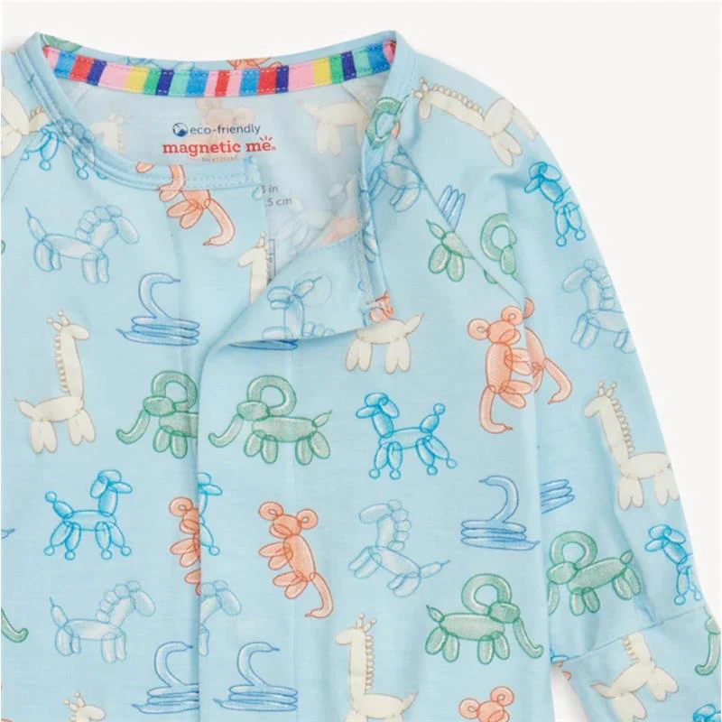 Magnetic Me - Blue Party Animals Glow In The Dark Modal Convertible Coverall - Image 4