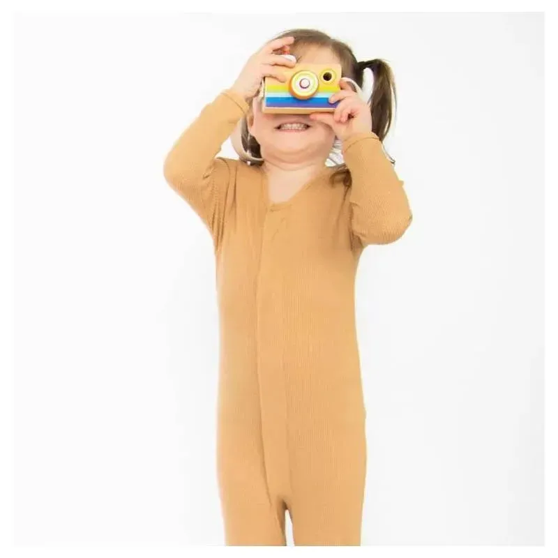 Magnetic Me - Doe Waffle Baby Organic Footie - Image 2