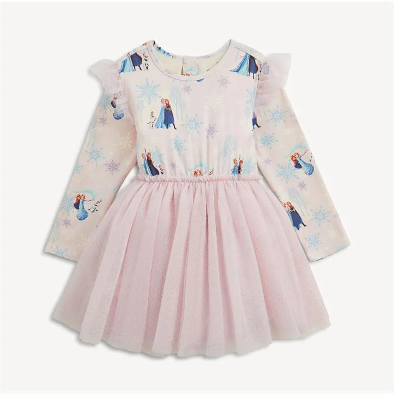 Magnetic Me Frozen Right Fit Dress With Tutu Skirt
