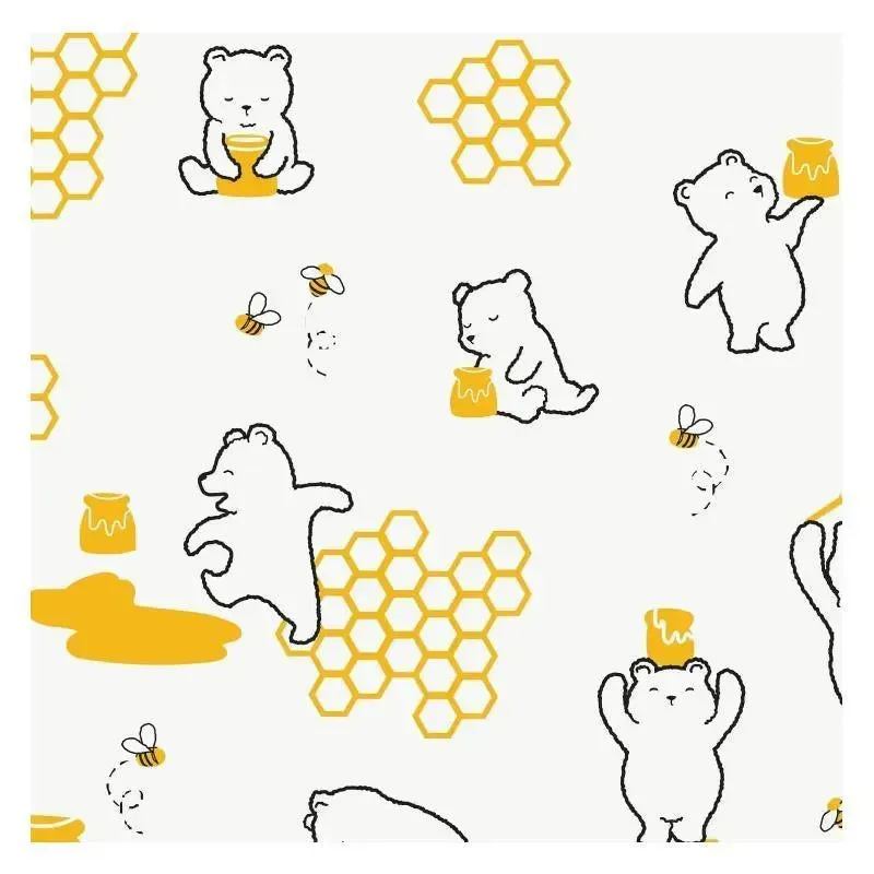 Magnetic Me - Honey Bee Mine Organic Cotton Swaddle Blanket - Image 2